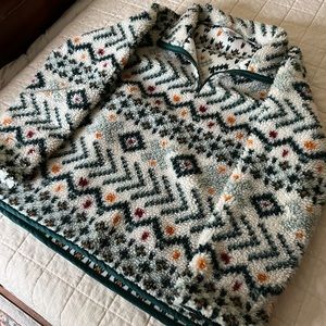 LL Bean Sherpa Pullover